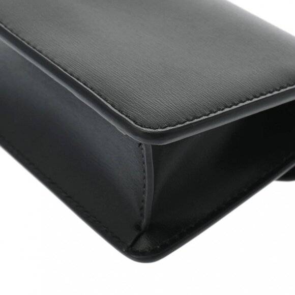 CELINE Mini Chain Bag Triomphe Black/Noir shoulder bag 800000128679000 - Picture 4 of 10